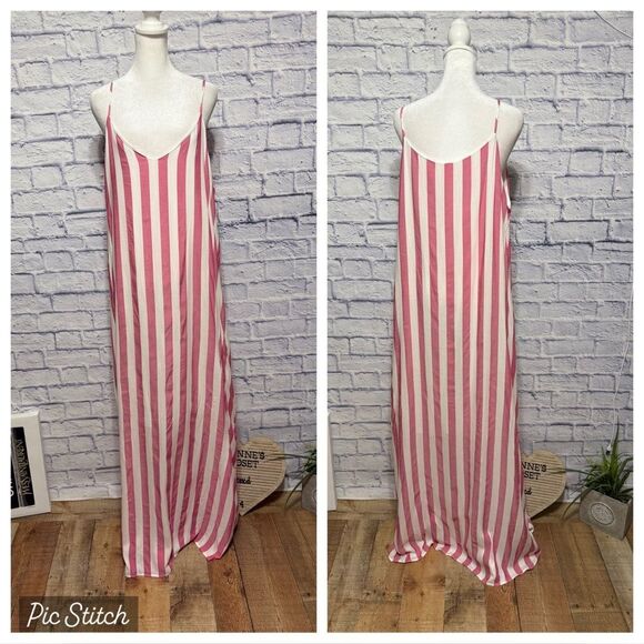 First look striped summer beach maxi dress - Picture 1 of 9